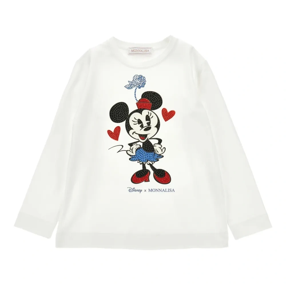 Топ с длинными рукавами и принтом