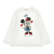 Топ с длинными рукавами и принтом