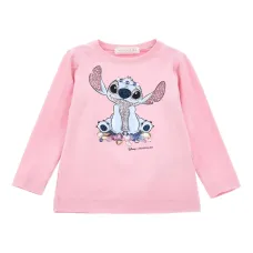 Топ с длинными рукавами и графичным принтом