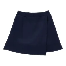 Юбка-шорты с асимметричным подолом Юбка-шорты с асимметричным подолом