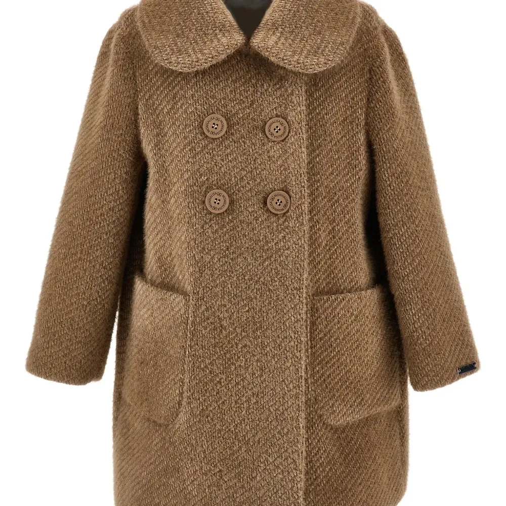 Фактурное двубортное пальто Фактурное двубортное пальто