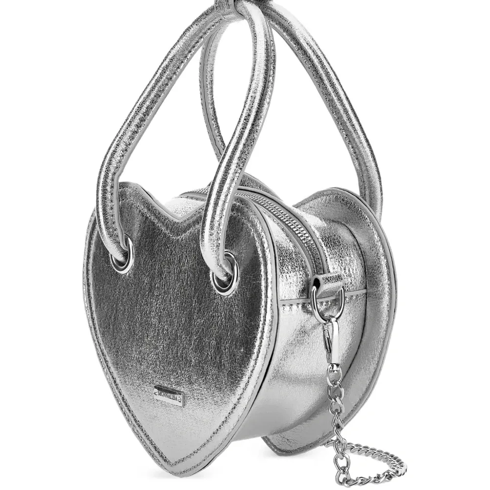 Сумка с эффектом металлик