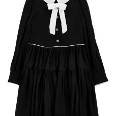 Платье с бантом