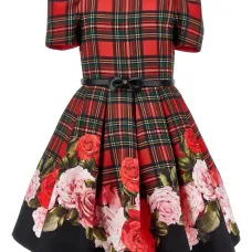 Платье в клетку