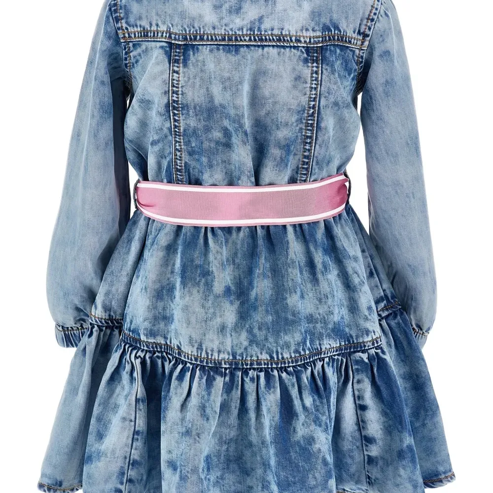 Джинсовое платье-рубашка