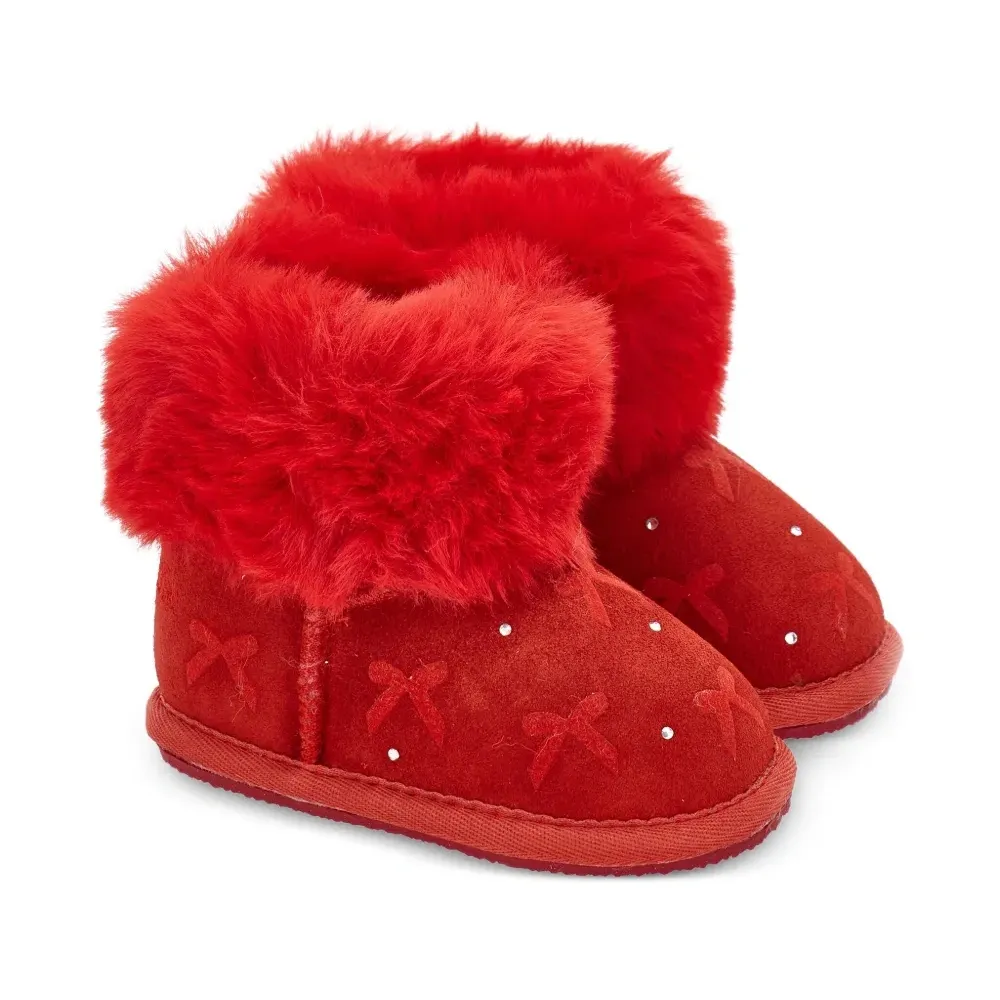 Слиперы с меховой отделкой