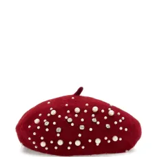 берет с кристаллами