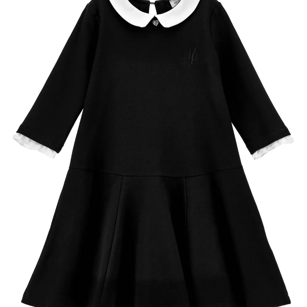 Платье с закругленным воротником