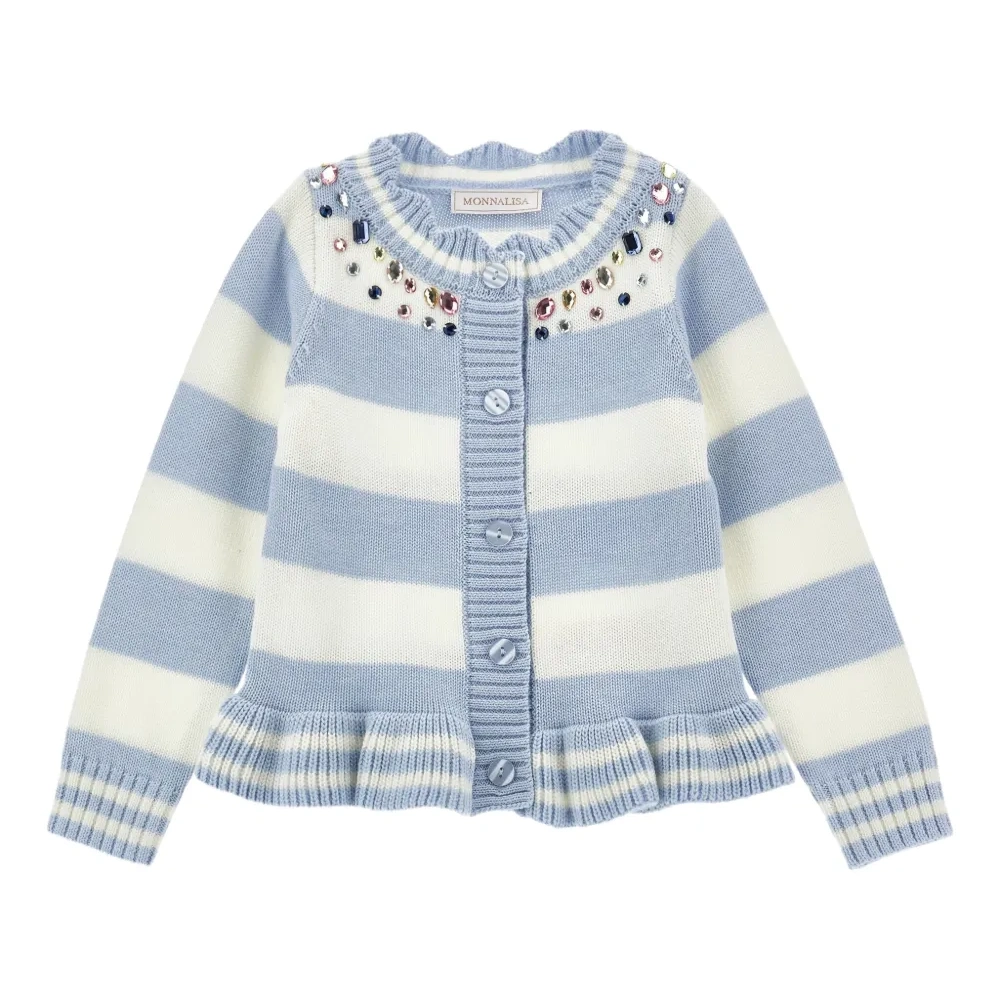 кардиган в полоску