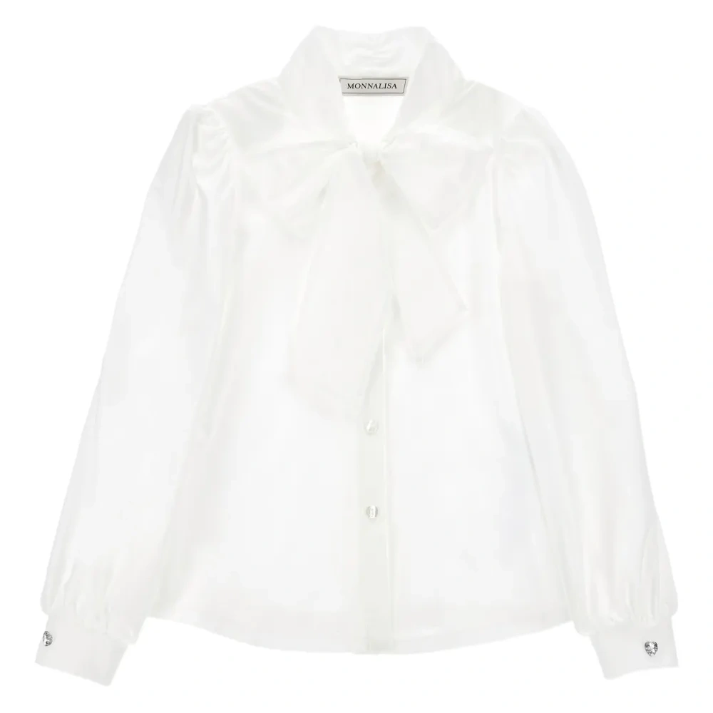 блузка с объемными рукавами