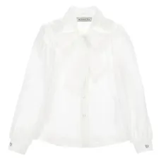 блузка с объемными рукавами