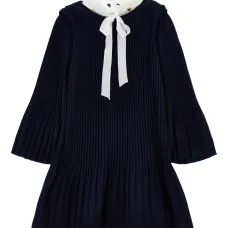 Платье мини со складками