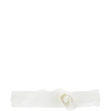 Ободок с цветочной аппликацией