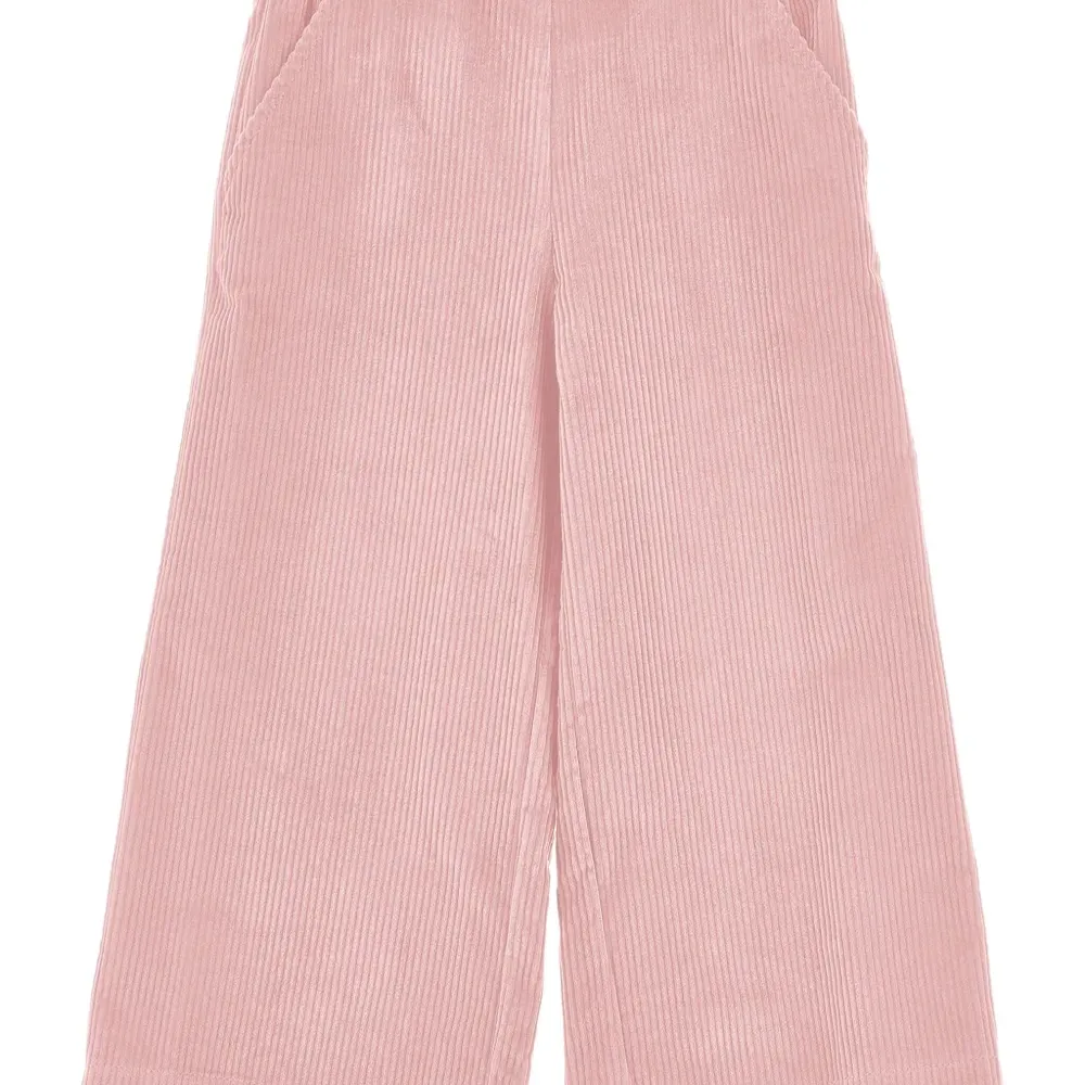 Вельветовые брюки широкого кроя Вельветовые брюки широкого кроя