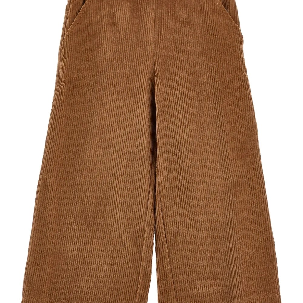 Вельветовые брюки широкого кроя