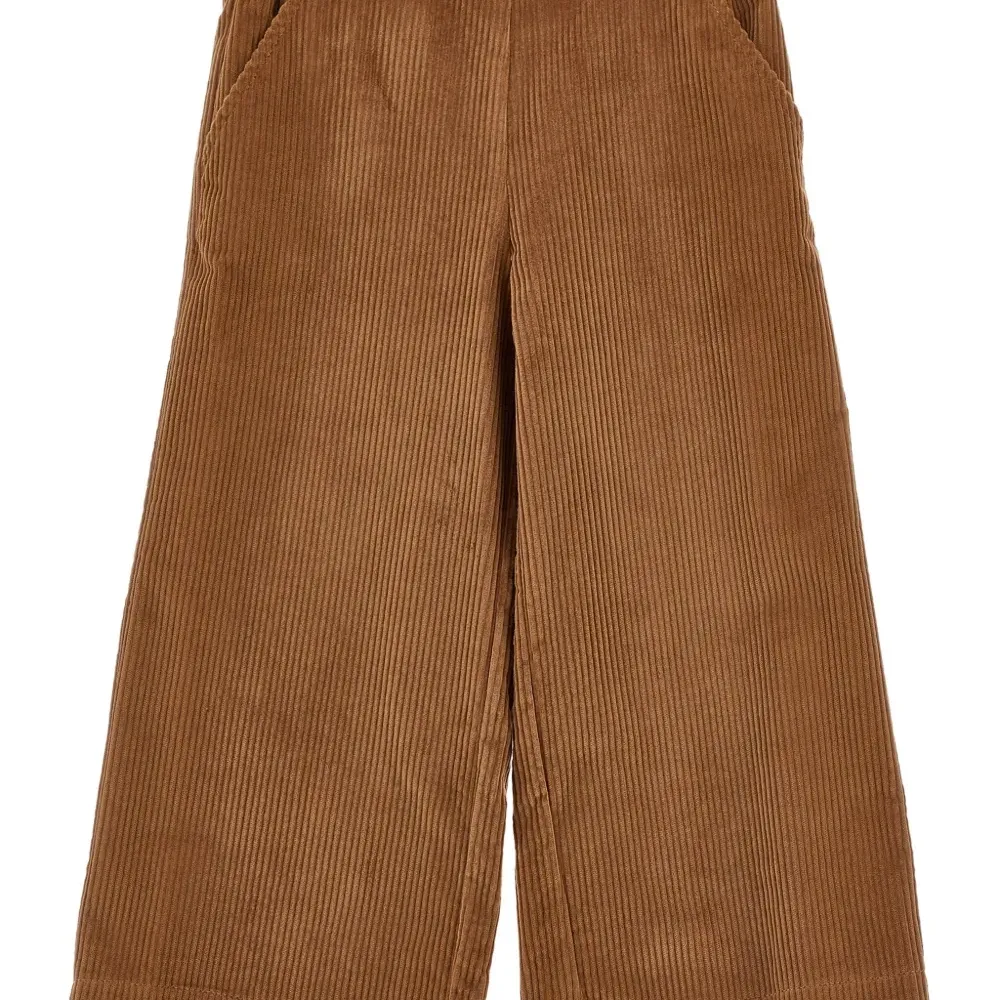 Вельветовые брюки широкого кроя