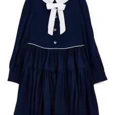 Платье-рубашка с воротником