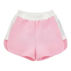 шорты с вышитым логотипом