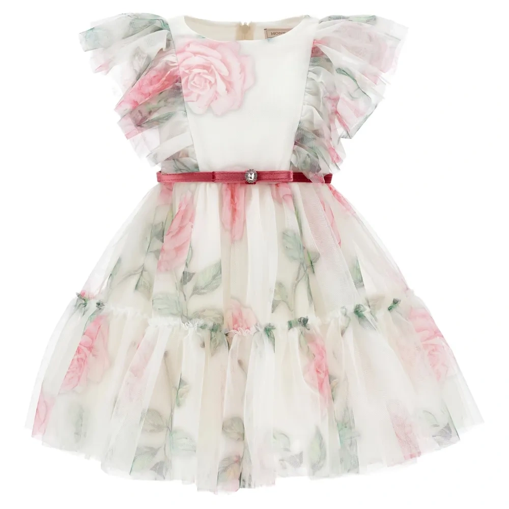 Платье с оборками