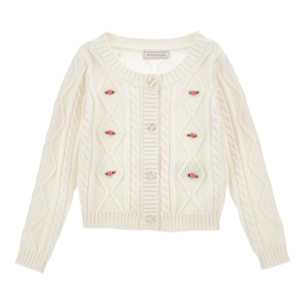 кардиган фактурной вязки