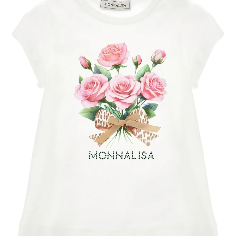 Футболка с цветочным принтом