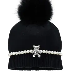 Шапка бини с помпоном Шапка бини с помпоном