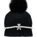 Шапка бини с помпоном
