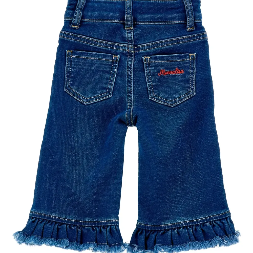 Джинсы с вышивкой