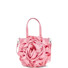сумка с цветочной аппликацией
