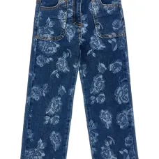 джинсы с принтом джинсы с принтом