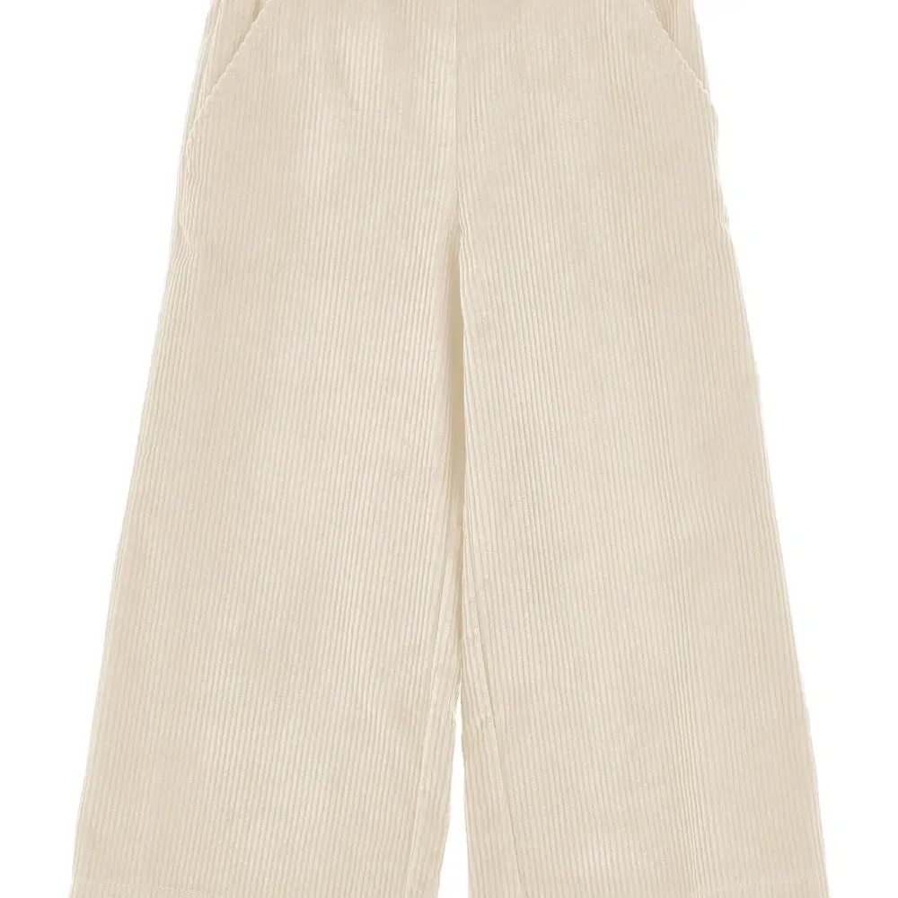 Вельветовые брюки широкого кроя