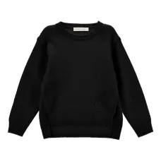 свитер с круглым вырезом