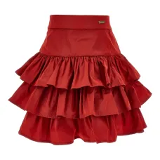 Юбка мини с оборками