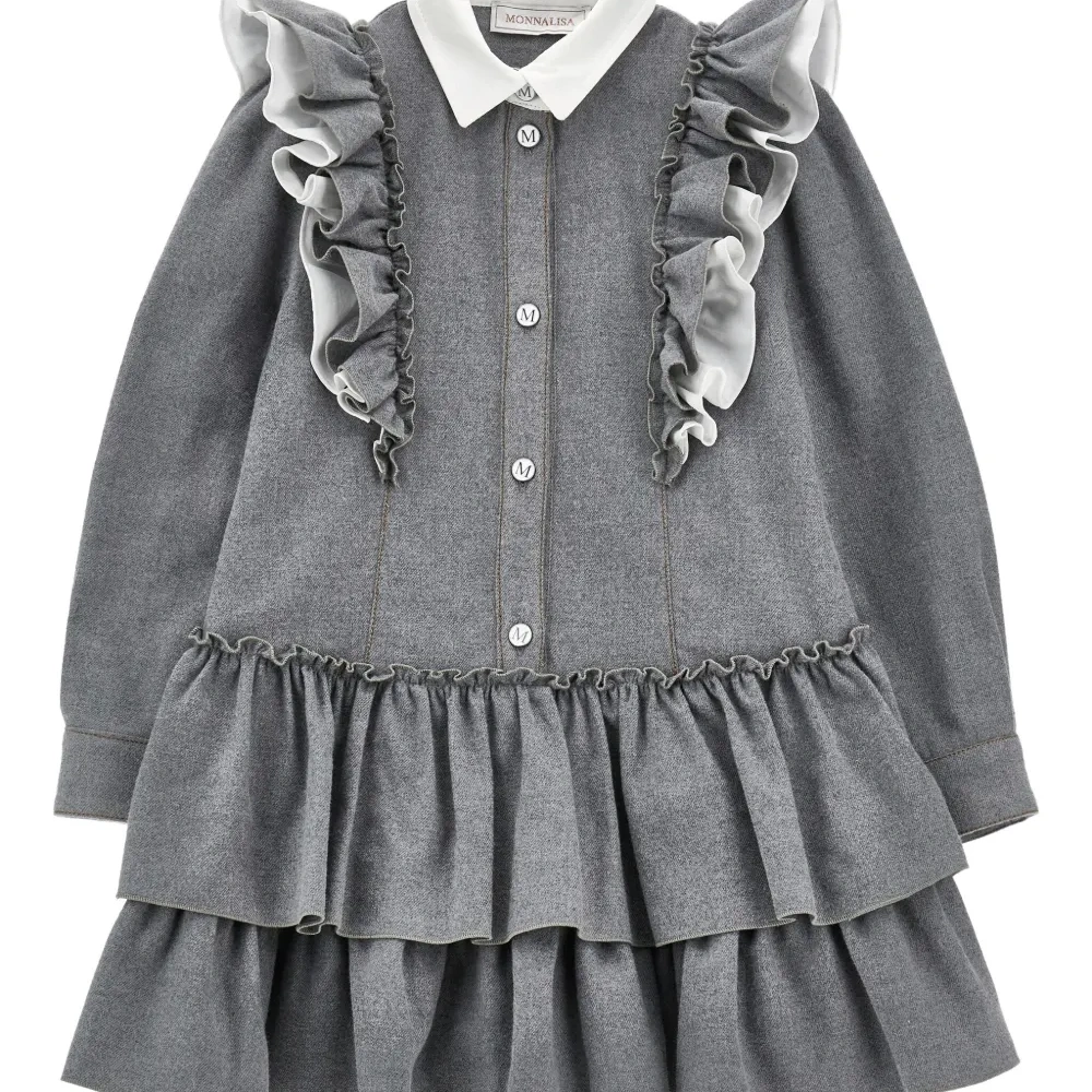 Ярусное платье с оборками