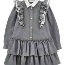 Ярусное платье с оборками