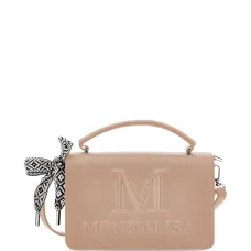 сумка на плечо с тисненым логотипом