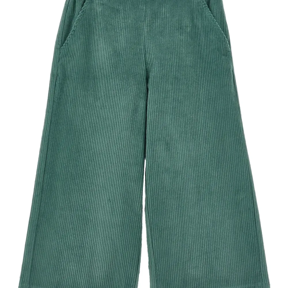 Вельветовые брюки широкого кроя