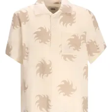 рубашка с короткими рукавами и принтом