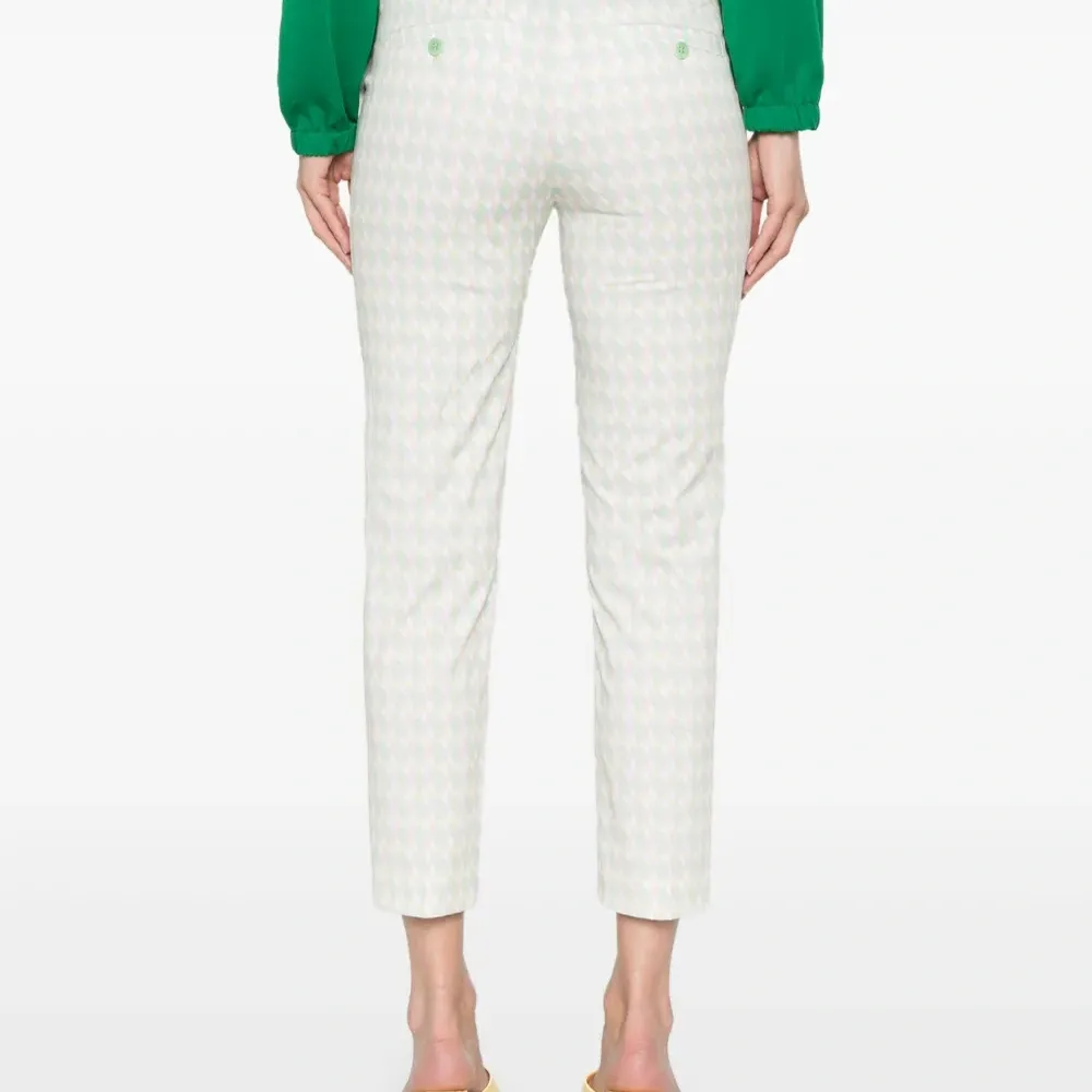 Брюки с геометричным принтом