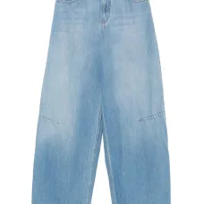 Джинсы с нашивкой-логотипом