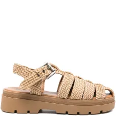 Плетеные сандалии