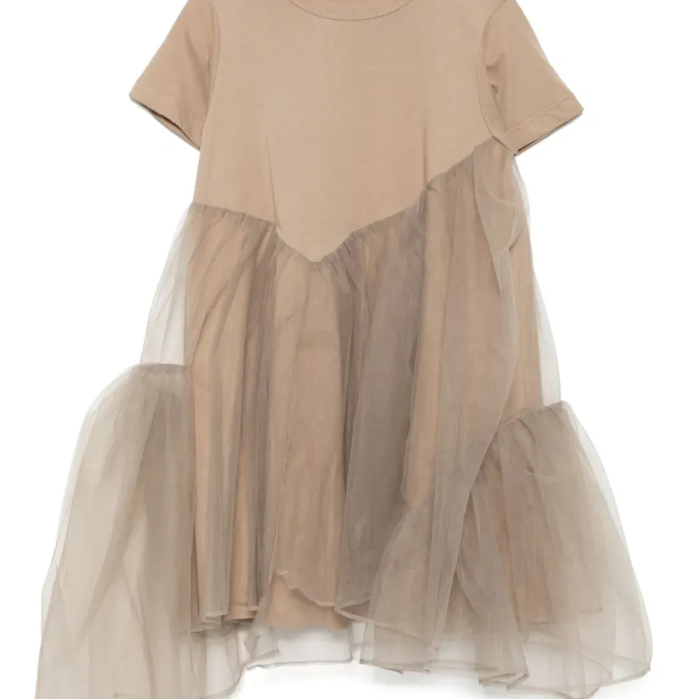 Платье с круглым вырезом