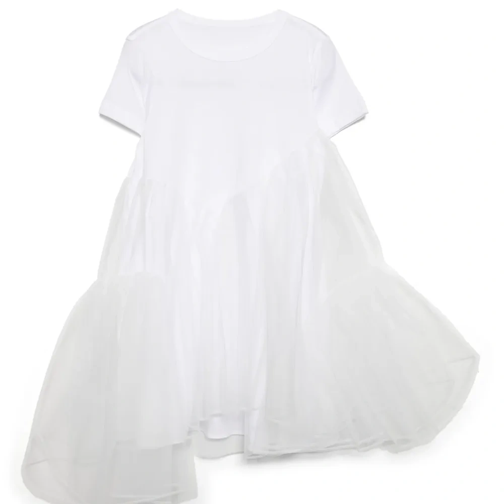 Платье с круглым вырезом