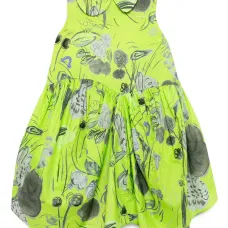 Платье с графичным принтом