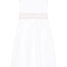 Платье с контрастной отделкой