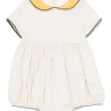 Ромпер с контрастным воротником