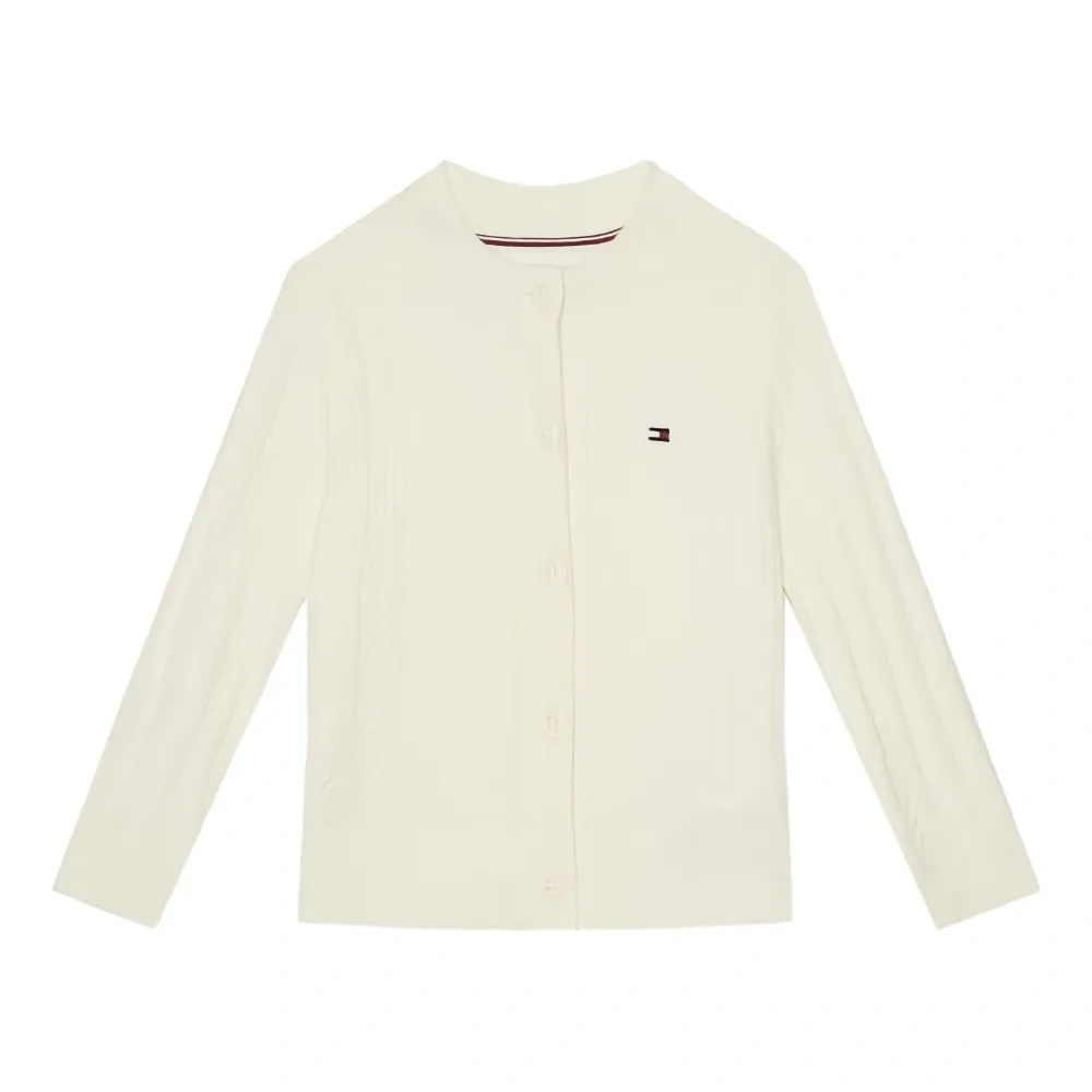 Кардиган на пуговицах с вышитым логотипом