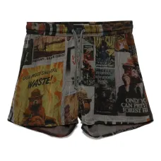 Шорты с графичным принтом