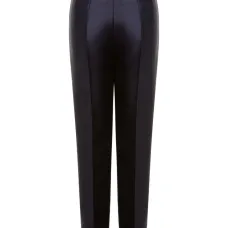 Атласные брюки строгого кроя