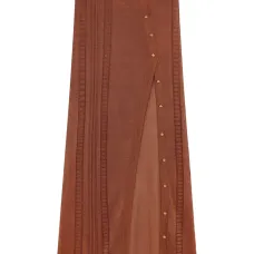 трикотажная юбка макси Guayabera